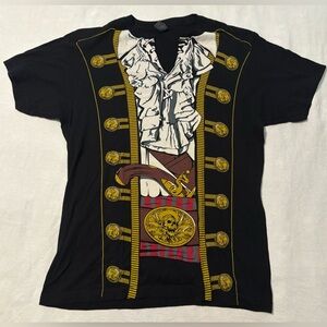 Pirate Captain Graphic T-Shirt - Halloween Costume Shirt